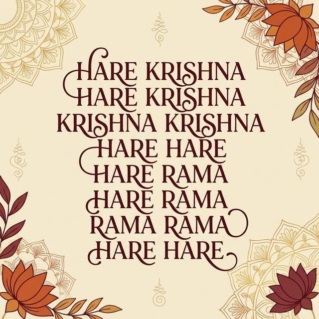 Authentic Hare Krishna Maha Mantra