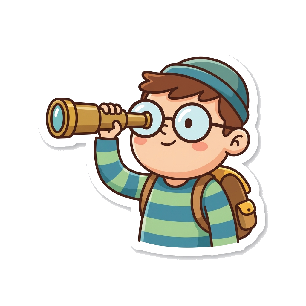Boy looking