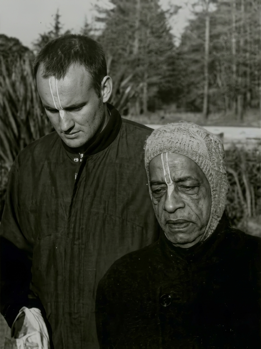 Sri Jayananda Prabhu with Srila Prabhupada