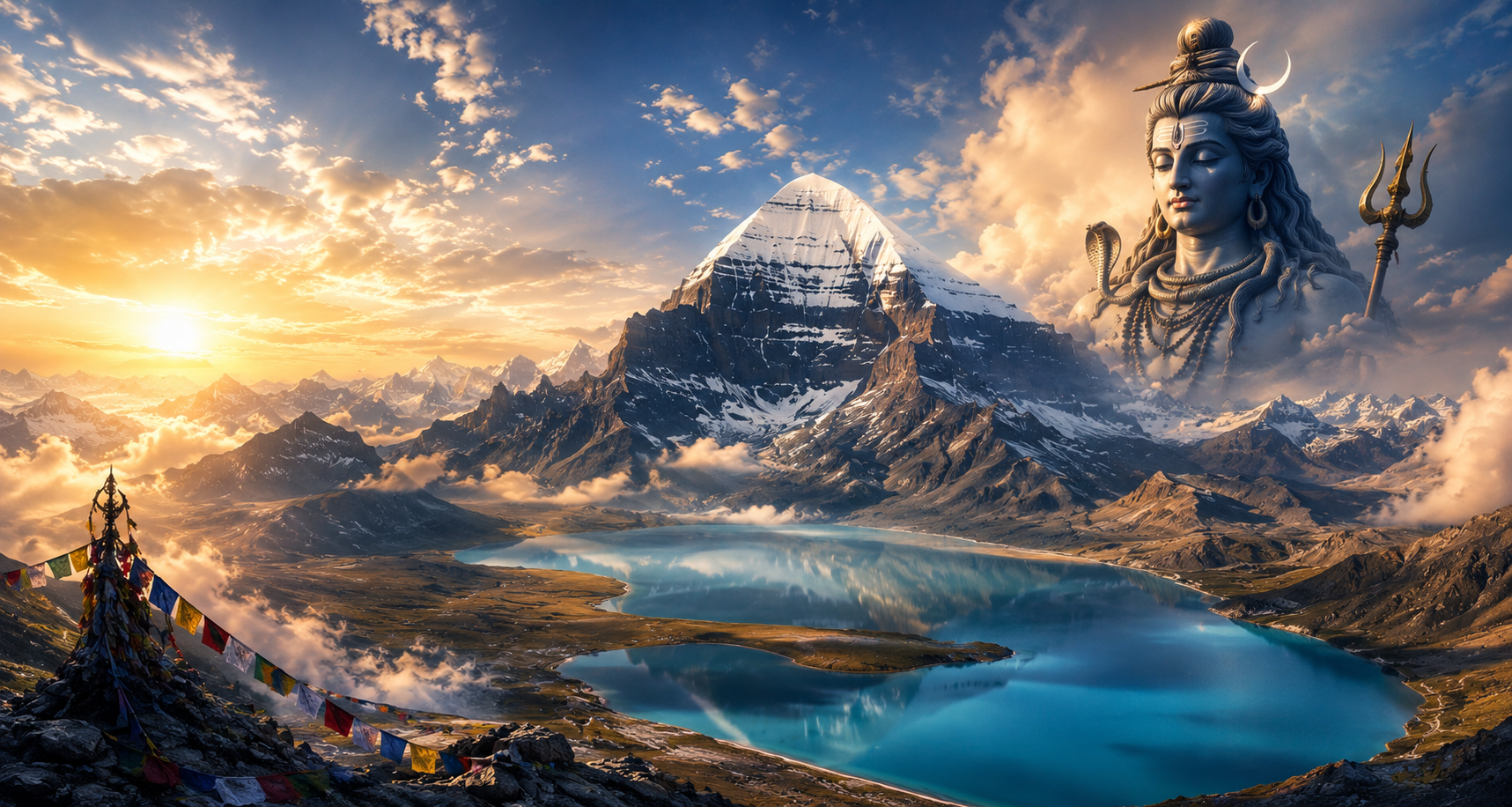 Mount Kailash Aerial View