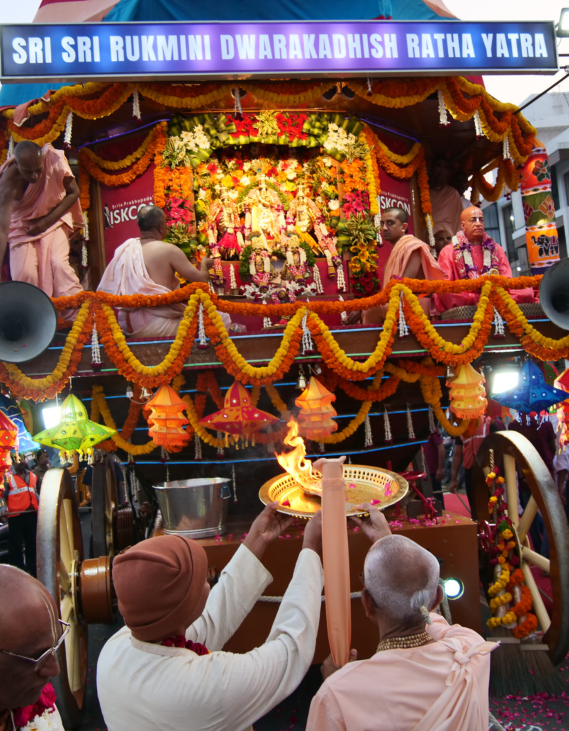 Outdoor Harinam Sankirtana